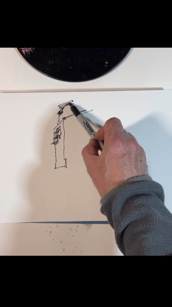 Cluster of buildings