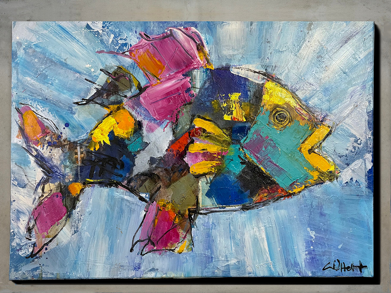 Australian Reef Barker  70 x 50 x 4.85 cm