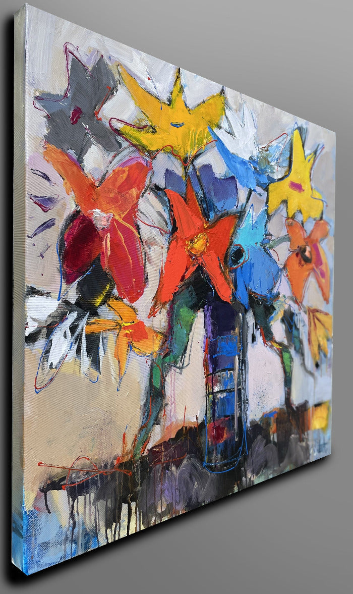 Flowers of life 90 x 90 x4.8 cm