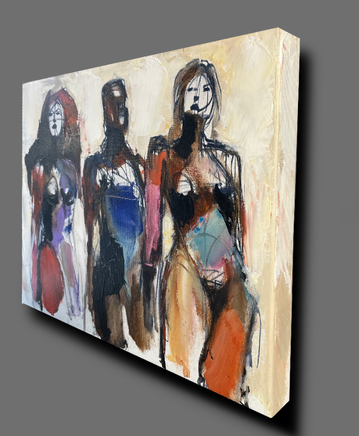 Nude figures 20 x 16 x 1.2’’